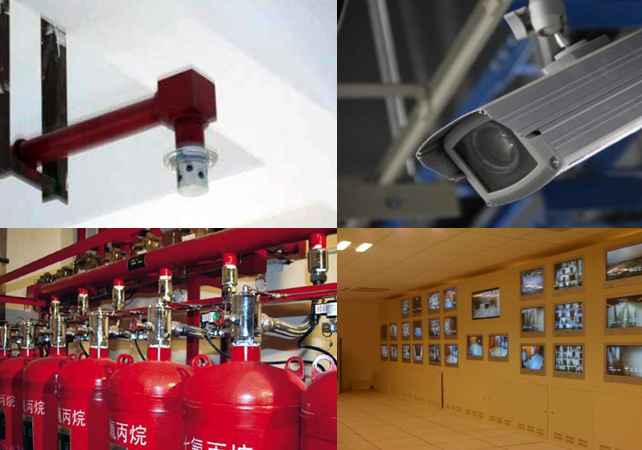 西流河镇机房安防